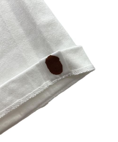 A BATHING APE（アベイシングエイプ）A BATHING APE (アベイシングエイプ) 半袖カットソー ホワイト×ブルー サイズ:Lの古着・服飾アイテム