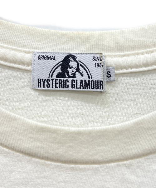 Hysteric Glamour（ヒステリックグラマー）Hysteric Glamour (ヒステリックグラマー) 半袖カットソー ホワイト×レッド サイズ:Sの古着・服飾アイテム