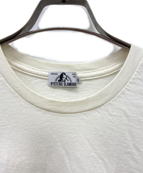 Hysteric Glamour（ヒステリックグラマー）Hysteric Glamour (ヒステリックグラマー) 半袖カットソー ホワイト×レッド サイズ:Sの古着・服飾アイテム
