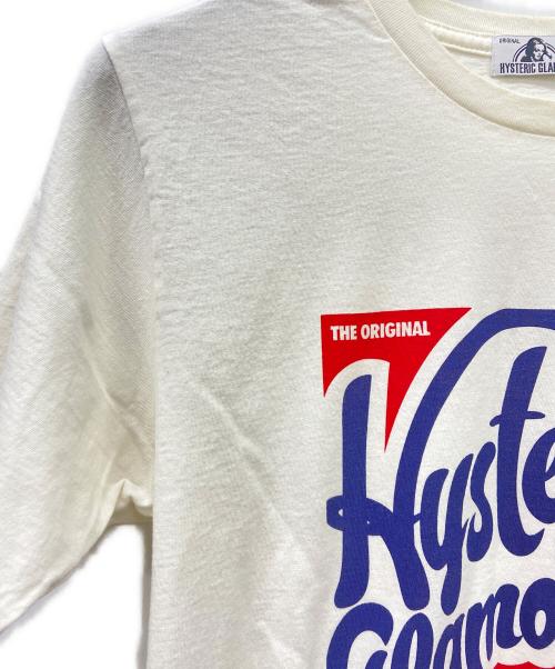 Hysteric Glamour（ヒステリックグラマー）Hysteric Glamour (ヒステリックグラマー) 半袖カットソー ホワイト×レッド サイズ:Sの古着・服飾アイテム