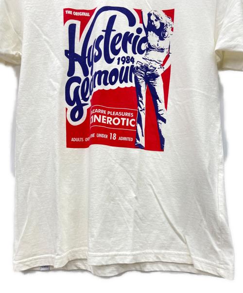 Hysteric Glamour（ヒステリックグラマー）Hysteric Glamour (ヒステリックグラマー) 半袖カットソー ホワイト×レッド サイズ:Sの古着・服飾アイテム