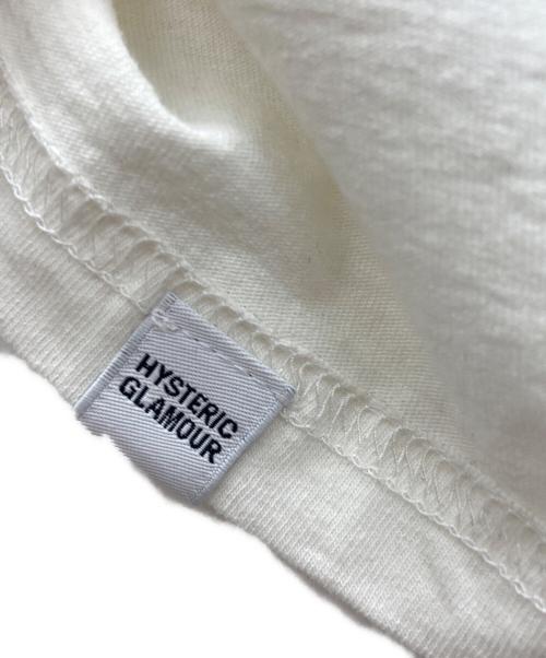 Hysteric Glamour（ヒステリックグラマー）Hysteric Glamour (ヒステリックグラマー) 半袖カットソー ホワイト×レッド サイズ:Sの古着・服飾アイテム