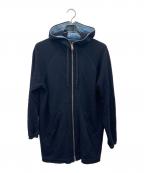 DIESELディーゼル）の古着「フーデッドジャケット」｜ネイビー×ブルー