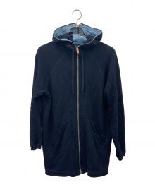 DIESEL（ディーゼル）の古着「フーデッドジャケット」｜ネイビー×ブルー