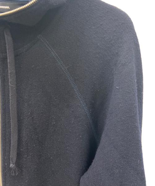 DIESEL（ディーゼル）DIESEL (ディーゼル) フーデッドジャケット ネイビー×ブルー サイズ:Lの古着・服飾アイテム