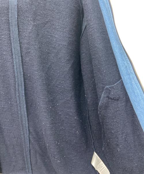 DIESEL（ディーゼル）DIESEL (ディーゼル) フーデッドジャケット ネイビー×ブルー サイズ:Lの古着・服飾アイテム