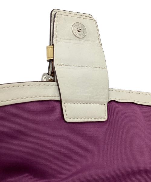 COACH（コーチ）COACH (コーチ) ワンショルダーバッグ イエロー×ベージュの古着・服飾アイテム
