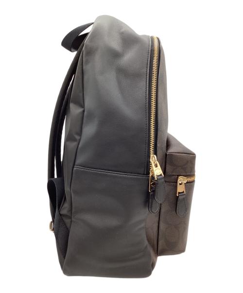 COACH（コーチ）COACH (コーチ) COACH　シグネチャー　リュック ブラウンの古着・服飾アイテム