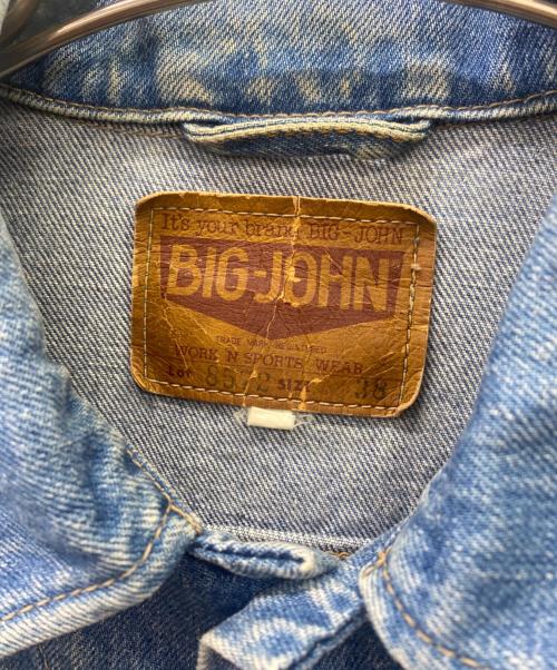 BIG JOHN（ビッグジョン）BIG JOHN (ビッグジョン) デニムジャケット ブルー サイズ:38の古着・服飾アイテム