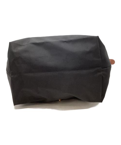 LONGCHAMP（ロンシャン）LONGCHAMP (ロンシャン) LONGCHAMP　ルプリアージュ　トートバッグ ブラック×ブラウンの古着・服飾アイテム