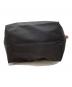 中古・古着 LONGCHAMP (ロンシャン) LONGCHAMP　ルプリアージュ　トートバッグ ブラック×ブラウン：6000円
