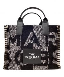 MARC JACOBS（マークジェイコブス）の古着「MARC JACOBS　ザブランケットスモールトートバッグ」｜ブラック×ホワイト