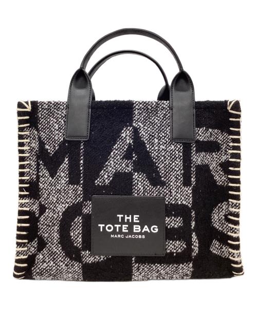 MARC JACOBS（マークジェイコブス）MARC JACOBS (マークジェイコブス) MARC JACOBS　ザブランケットスモールトートバッグ ブラック×ホワイトの古着・服飾アイテム