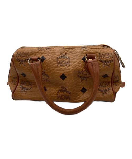 MCM（エムシーエム）MCM (エムシーエム) MCM　ヴィセトス　ミニボストンバッグ ブラウンの古着・服飾アイテム