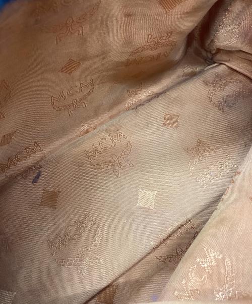 MCM（エムシーエム）MCM (エムシーエム) MCM　ヴィセトス　ミニボストンバッグ ブラウンの古着・服飾アイテム