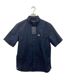 FRED PERRY（フレッドペリー）の古着「FRED PERRY　Oxford Short Sleeve Shirt　半袖シャツ」｜ネイビー
