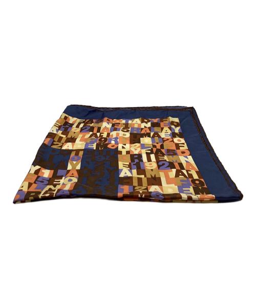 FENDI（フェンディ）FENDI (フェンディ) FENDI　スカーフ ネイビー×オレンジの古着・服飾アイテム
