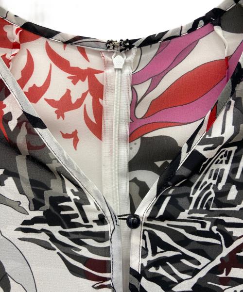hysterics（ヒステリックス）hysterics (ヒステリックス) hysterics　長袖ブラウス ブラック×ホワイト サイズ:Freeの古着・服飾アイテム