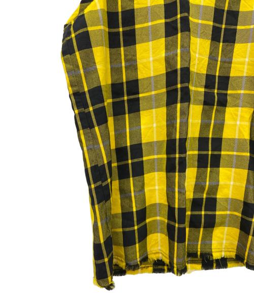 COMME des GARCONS（コムデギャルソン）COMME des GARCONS (コムデギャルソン) ノースリーブブラウス イエロー×ブラック サイズ:Freeの古着・服飾アイテム