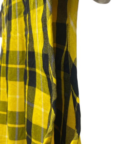 COMME des GARCONS（コムデギャルソン）COMME des GARCONS (コムデギャルソン) ノースリーブブラウス イエロー×ブラック サイズ:Freeの古着・服飾アイテム