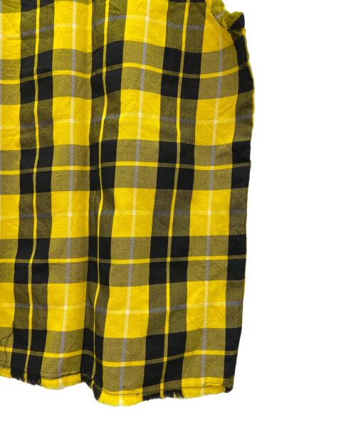 COMME des GARCONS（コムデギャルソン）COMME des GARCONS (コムデギャルソン) ノースリーブブラウス イエロー×ブラック サイズ:Freeの古着・服飾アイテム