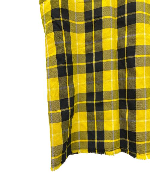 COMME des GARCONS（コムデギャルソン）COMME des GARCONS (コムデギャルソン) ノースリーブブラウス イエロー×ブラック サイズ:Freeの古着・服飾アイテム