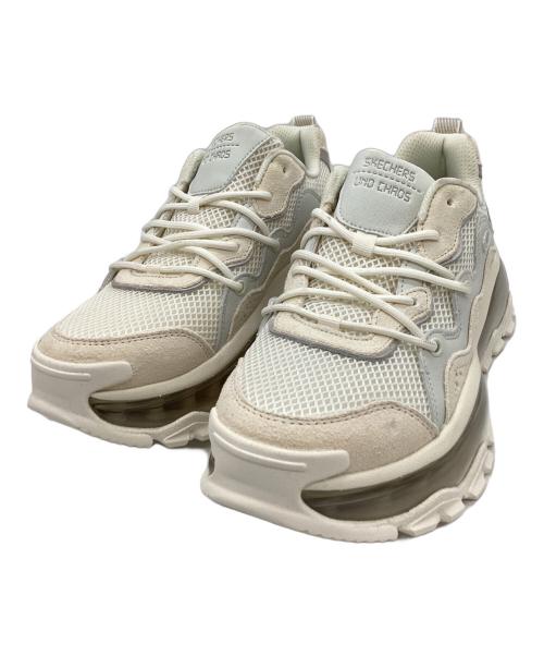 SKECHERS（スケッチャーズ）SKECHERS (スケッチャーズ) SKECHERS　ウノ カオス　ローカットスニーカー ホワイト サイズ:25ｃｍの古着・服飾アイテム