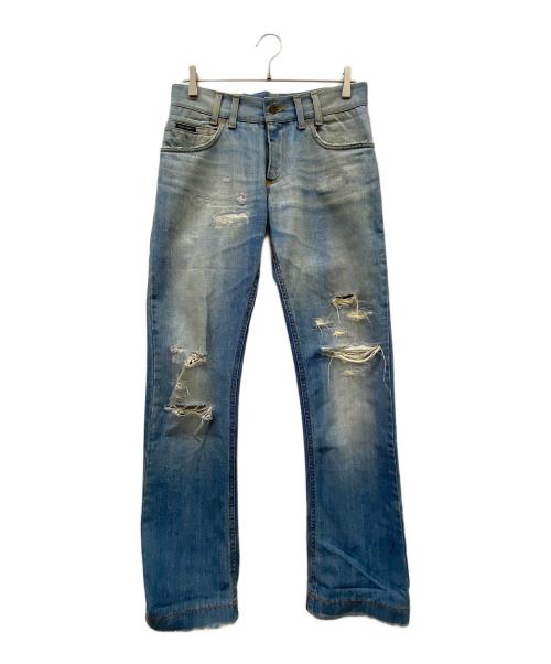 DOLCE & GABBANA（ドルチェ＆ガッバーナ）DOLCE & GABBANA (ドルチェ＆ガッバーナ) デニムパンツ インディゴ サイズ:44の古着・服飾アイテム