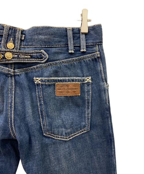 DOLCE & GABBANA（ドルチェ＆ガッバーナ）DOLCE & GABBANA (ドルチェ＆ガッバーナ) デニムパンツ インディゴ サイズ:44の古着・服飾アイテム