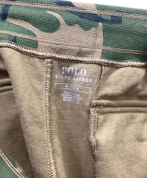 POLO RALPH LAUREN（ポロ・ラルフローレン）POLO RALPH LAUREN (ポロ・ラルフローレン) ハーフカーゴパンツ グリーン×ブラウン サイズ:Mの古着・服飾アイテム