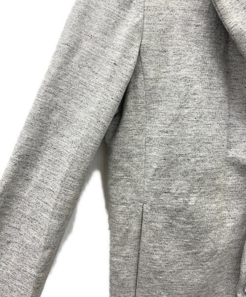 KAZUYUKI KUMAGAI ATTACHMENT（カズユキクマガイ アタッチメント）KAZUYUKI KUMAGAI ATTACHMENT (カズユキクマガイ アタッチメント) Li/Coストレッチ度詰天竺 3Bジャケット ライトグレー サイズ:2の古着・服飾アイテム