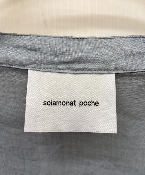 solamonat poche（ソラモナ ポッシェ）solamonat poche (ソラモナ ポッシェ) 長袖シャツ スカイブルー サイズ:下記サイズ参照の古着・服飾アイテム