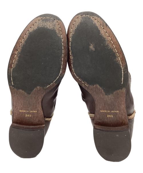 CLARKS（クラークス）CLARKS (クラークス) CLARKS　ミドルブーツ ブラウン サイズ:24.5ｃｍの古着・服飾アイテム