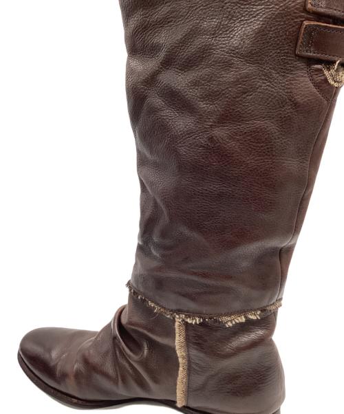 CLARKS（クラークス）CLARKS (クラークス) CLARKS　ミドルブーツ ブラウン サイズ:24.5ｃｍの古着・服飾アイテム