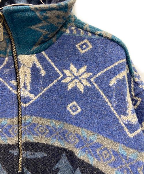 L.L.Bean（エルエルビーン）L.L.Bean (エルエルビーン) プルオーバージャケット ブルー×ネイビー サイズ:Mの古着・服飾アイテム