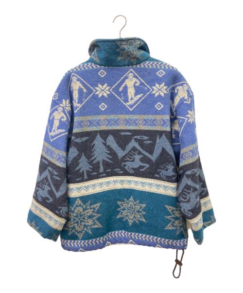 L.L.Bean（エルエルビーン）L.L.Bean (エルエルビーン) プルオーバージャケット ブルー×ネイビー サイズ:Mの古着・服飾アイテム