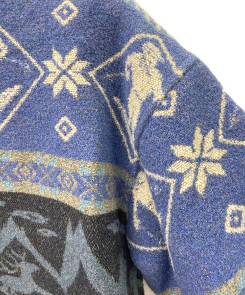 L.L.Bean（エルエルビーン）L.L.Bean (エルエルビーン) プルオーバージャケット ブルー×ネイビー サイズ:Mの古着・服飾アイテム