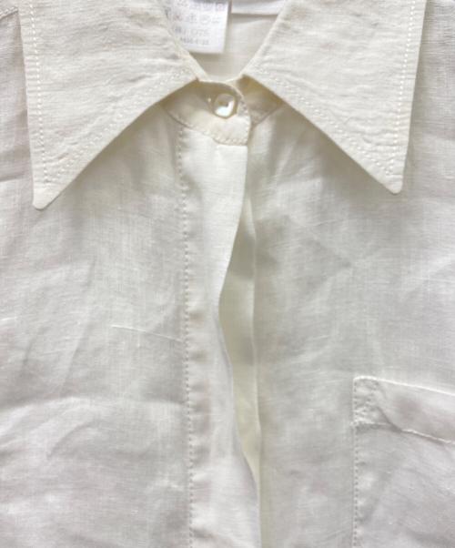 MaxMara（マックスマーラ）MaxMara (マックスマーラ) ノースリーブシャツ ホワイト サイズ:36の古着・服飾アイテム