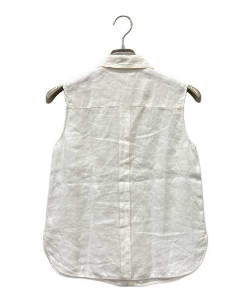 MaxMara（マックスマーラ）MaxMara (マックスマーラ) ノースリーブシャツ ホワイト サイズ:36の古着・服飾アイテム