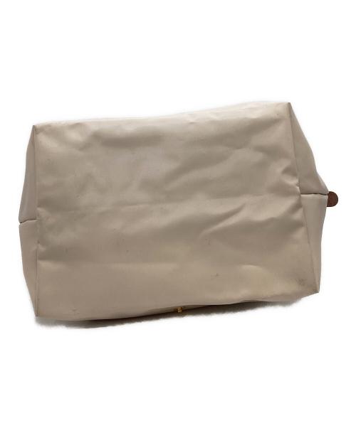 LONGCHAMP（ロンシャン）LONGCHAMP (ロンシャン) LONGCHAMP　ルプリアージュ オリジナルトップハンドルバッグ ベージュの古着・服飾アイテム