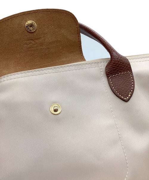 LONGCHAMP（ロンシャン）LONGCHAMP (ロンシャン) LONGCHAMP　ルプリアージュ オリジナルトップハンドルバッグ ベージュの古着・服飾アイテム