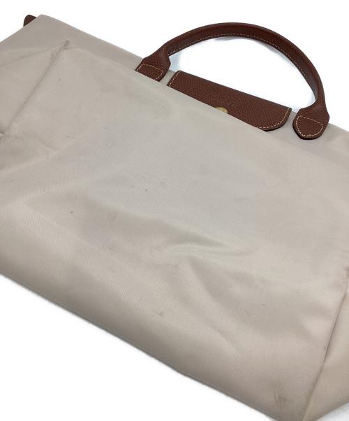 LONGCHAMP（ロンシャン）LONGCHAMP (ロンシャン) LONGCHAMP　ルプリアージュ オリジナルトップハンドルバッグ ベージュの古着・服飾アイテム