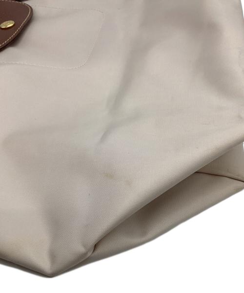 LONGCHAMP（ロンシャン）LONGCHAMP (ロンシャン) LONGCHAMP　ルプリアージュ オリジナルトップハンドルバッグ ベージュの古着・服飾アイテム