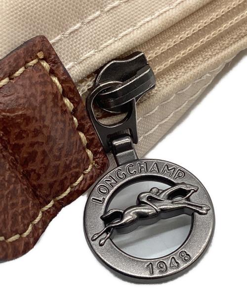LONGCHAMP（ロンシャン）LONGCHAMP (ロンシャン) LONGCHAMP　ルプリアージュ オリジナルトップハンドルバッグ ベージュの古着・服飾アイテム