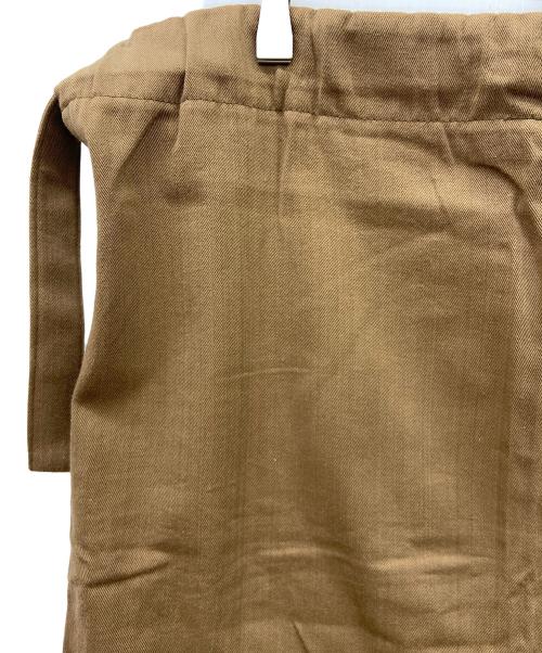 YOHJI YAMAMOTO（ヨウジヤマモト）YOHJI YAMAMOTO (ヨウジヤマモト) ロングスカート ブラウン サイズ:3の古着・服飾アイテム