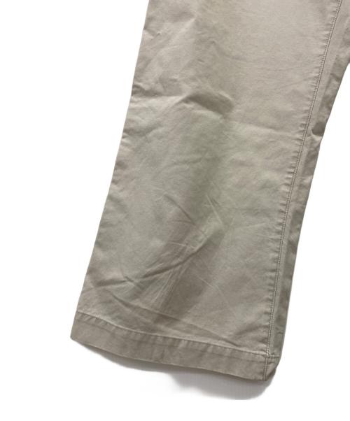 YOHJI YAMAMOTO（ヨウジヤマモト）YOHJI YAMAMOTO (ヨウジヤマモト) ワイドコットンパンツ ライトグレー サイズ:SIZE2の古着・服飾アイテム