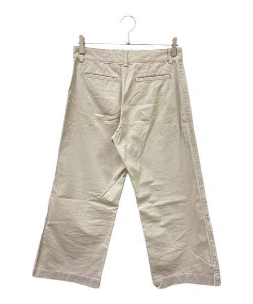 YOHJI YAMAMOTO（ヨウジヤマモト）YOHJI YAMAMOTO (ヨウジヤマモト) ワイドコットンパンツ ライトグレー サイズ:SIZE2の古着・服飾アイテム
