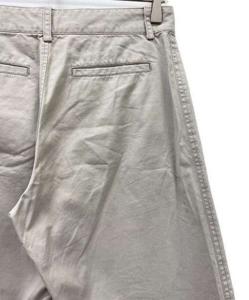 YOHJI YAMAMOTO（ヨウジヤマモト）YOHJI YAMAMOTO (ヨウジヤマモト) ワイドコットンパンツ ライトグレー サイズ:SIZE2の古着・服飾アイテム