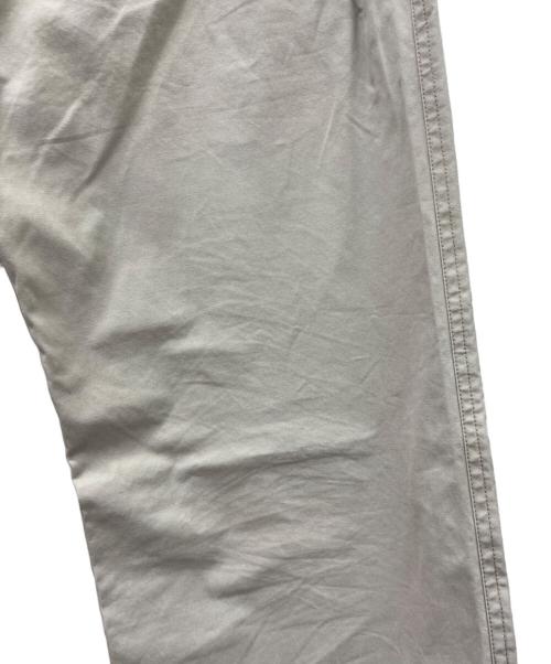 YOHJI YAMAMOTO（ヨウジヤマモト）YOHJI YAMAMOTO (ヨウジヤマモト) ワイドコットンパンツ ライトグレー サイズ:SIZE2の古着・服飾アイテム