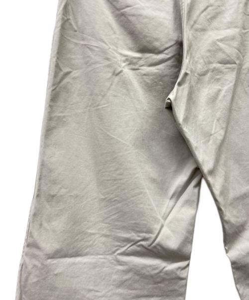YOHJI YAMAMOTO（ヨウジヤマモト）YOHJI YAMAMOTO (ヨウジヤマモト) ワイドコットンパンツ ライトグレー サイズ:SIZE2の古着・服飾アイテム